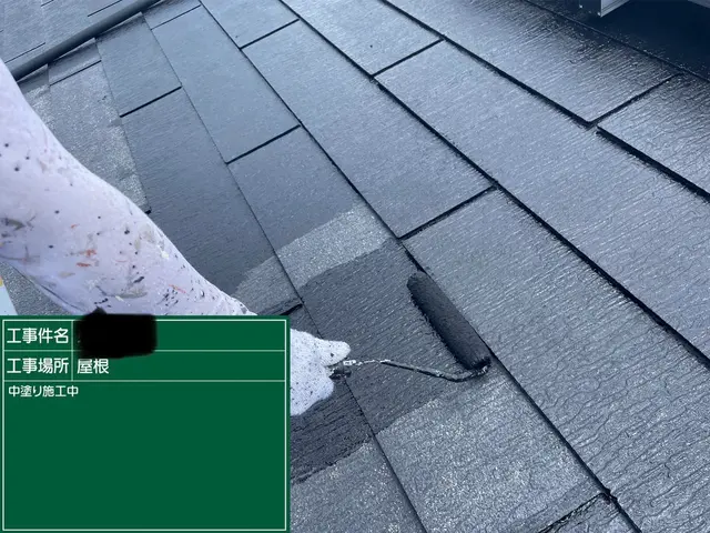 ◤業歴25年の信頼◢◎施工写真でプロセスを見える化◎安心のスレート屋根塗装◎サービスの画像