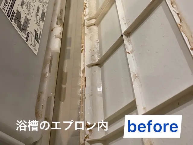 プロにお任せ！放置しすぎて取りにくいカビや水アカすっきりキレイに！サービスの画像