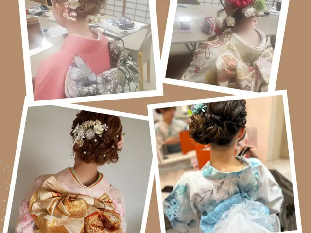 ヘアセット込みの金額！安心と信頼の出張着付★しんどくない着付けを目指します！！！