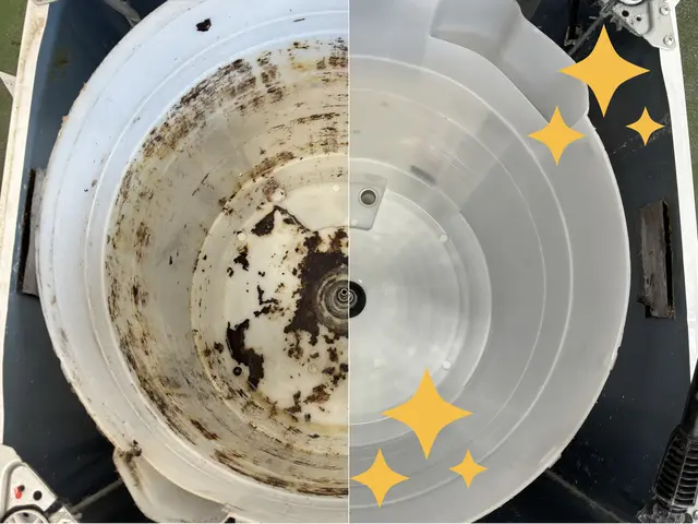 ◆洗濯槽の分解洗浄◆洗濯物の嫌な臭いも軽減◎洗濯好きな店長が伺います！サービスの画像