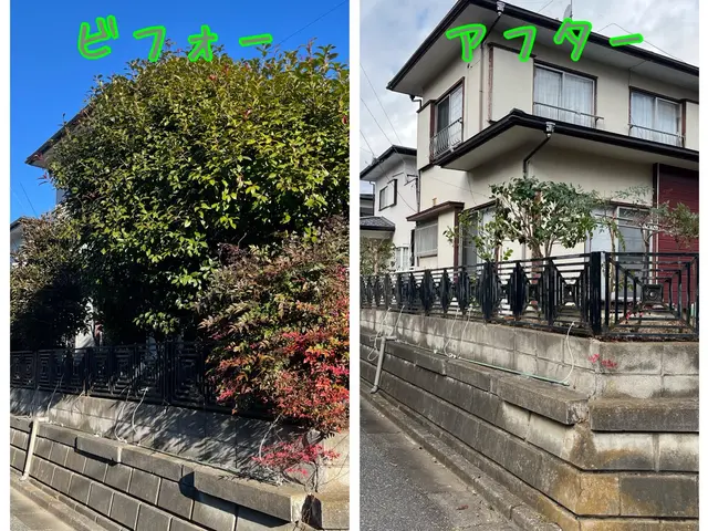 地域密着！経験10年以上、2級造園施工管理技士による伐採•抜根作業☆冬季限定価格サービスの画像