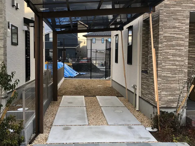 ☆外構工事☆カーポート1台用〜施工致します！サービスの画像