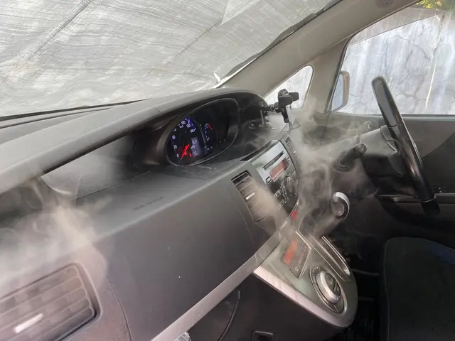 スプレーではなく、エバポレータとブロアファンの高圧洗浄で臭い解消！損害賠償加入！サービスの画像