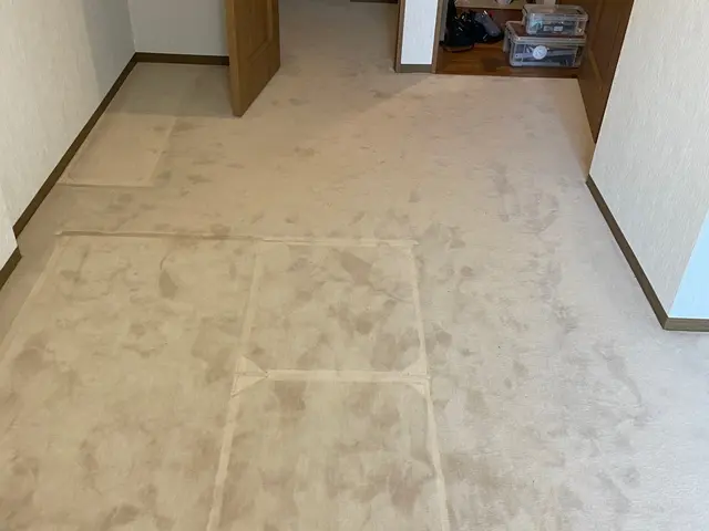 マンションの絨毯敷きをフローリングに変更なら防音直張りフローリングはお任せ下さいサービスの画像