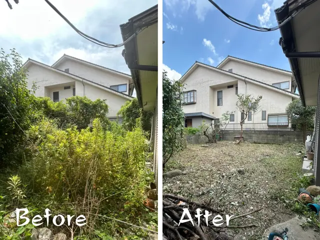 【10%割引中！】地域密着で年間150件以上の実績！お庭の草刈りはお任せ下さい！サービスの画像