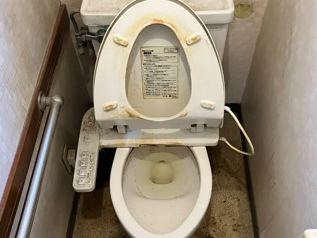 【慎重・丁寧に作業】臭い・尿石・黒ズミまとめて洗浄致しますサービスの画像