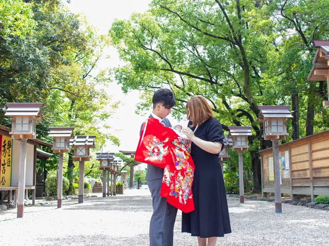 ママフォトグラファーが家族の笑顔をやさしく残す𓍯𓍯心あたたまるお宮参り撮影サービスの画像