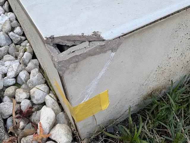 ☆玄関のタイルや、駐車場のアスファルト等の補修ならお任せ下さい☆サービスの画像