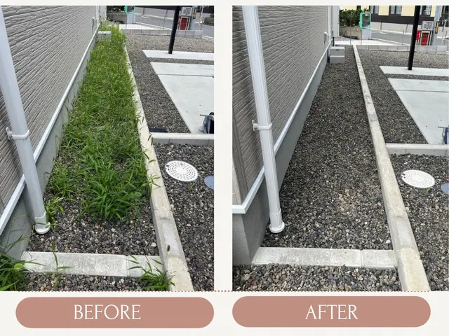 【10月末まで値下げ】手作業での草むしりサービスの画像