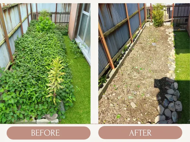 【10月末まで値下げ】手作業での草むしりサービスの画像