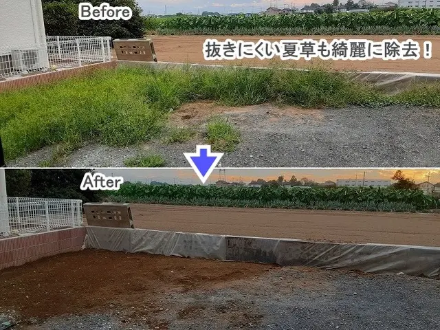 ★年内に草をキレイに！【３連続入賞店★口コミ好評】◆高崎の植木屋★ご予約お早めにサービスの画像