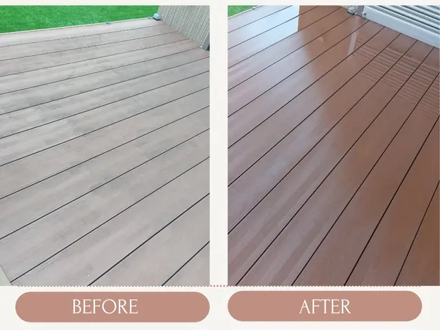 玄関・ブロック塀・ウッドデッキ(高圧洗浄)サービスの画像