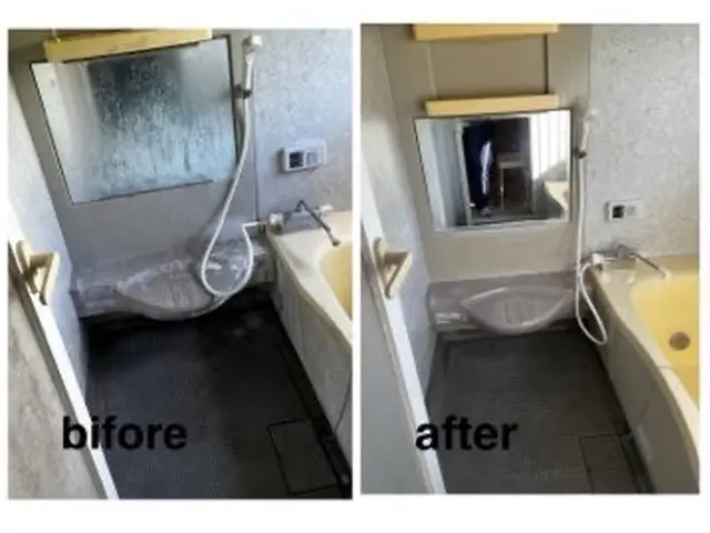 《今月空きあります》頑固な水垢など完全除去、エプロン内洗浄、鏡の鱗対応可サービスの画像