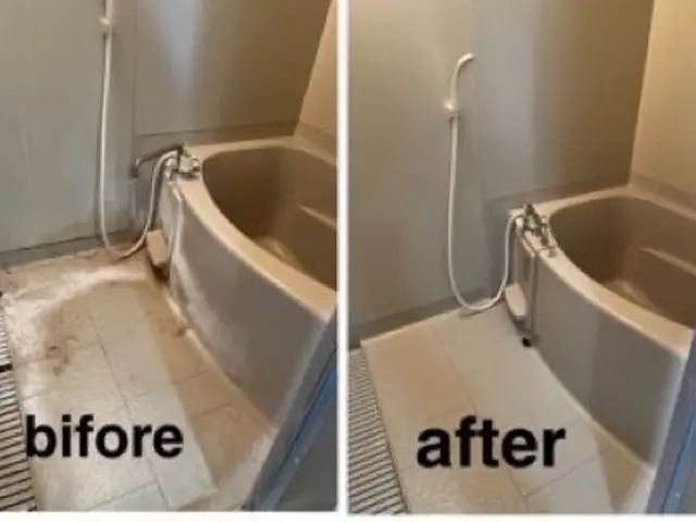 《今月空きあります》頑固な水垢など完全除去、エプロン内洗浄、鏡の鱗対応可サービスの画像