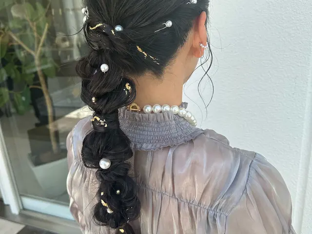 ヘアセット＆メイク流行りのヘアから盛り髪、和髪もお任せください♪