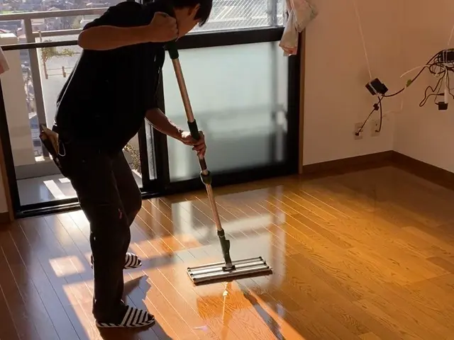 ペットOK！ワックス剥離込み☆椿家の秋仕上げ★夏場に汚れた床を涼しい今のうちに！サービスの画像