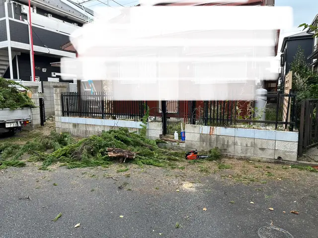 実績多数！庭木の伐採、伐採後のご提案お任せ下さい。お気軽にご相談下さい。サービスの画像