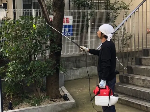 ☆業界歴23年☆植木屋によるプロの消毒で徹底駆除！時間外緊急対応可！ご相談下さいサービスの画像