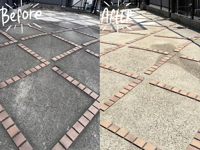 駐車場の高圧洗浄★50%OFFキャンペーン開催中★サービスの画像