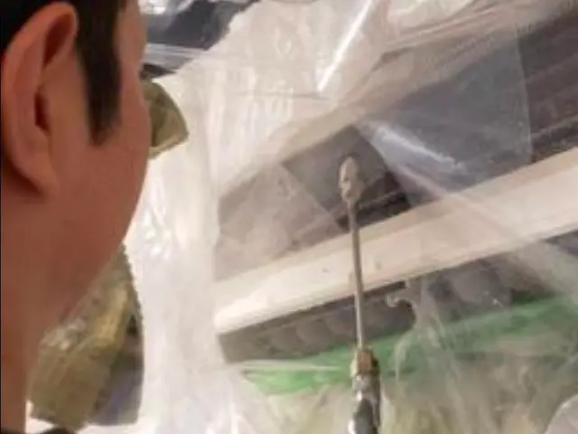 エアコンの専門知識と有資格者が対応　消臭抗菌コート無料。新型エアコン対応サービスの画像