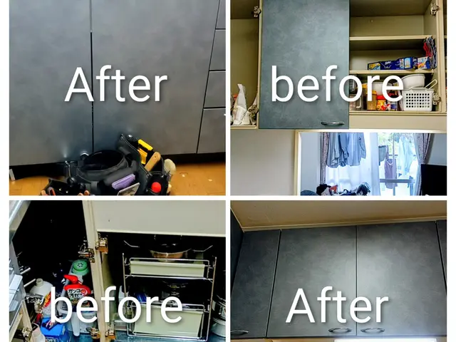 ダイノックシートで！キッチンがらっと模様替え！！サービスの画像