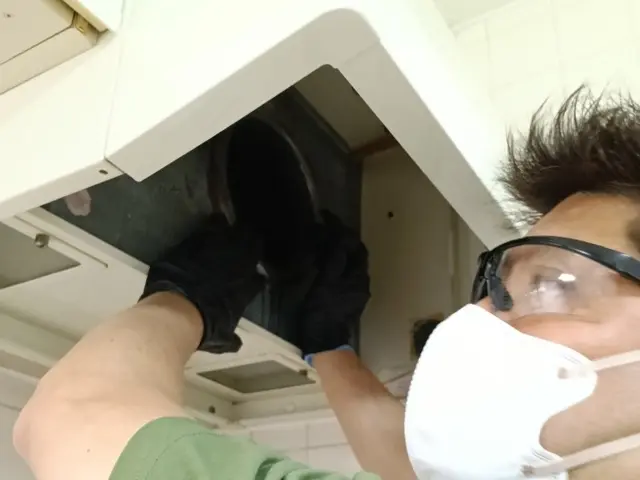 ◉シロッコファンも徹底洗浄！レンジフードと『ついでに』セットもお得に好評中です！サービスの画像