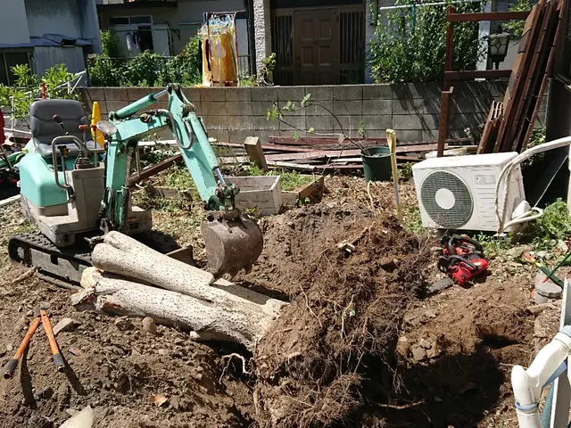 ★ご家庭の伐採抜根の専門店です1本からお伺い可能！メール頂ければ即対応致します。サービスの画像