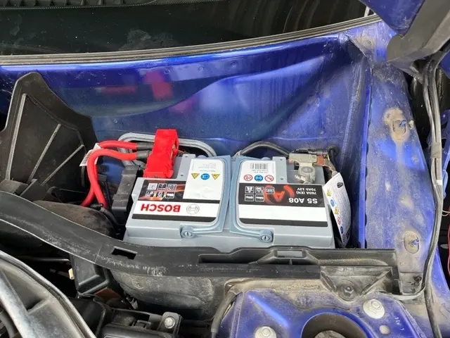 廃バッテリーは無料回収致します。サービスの画像