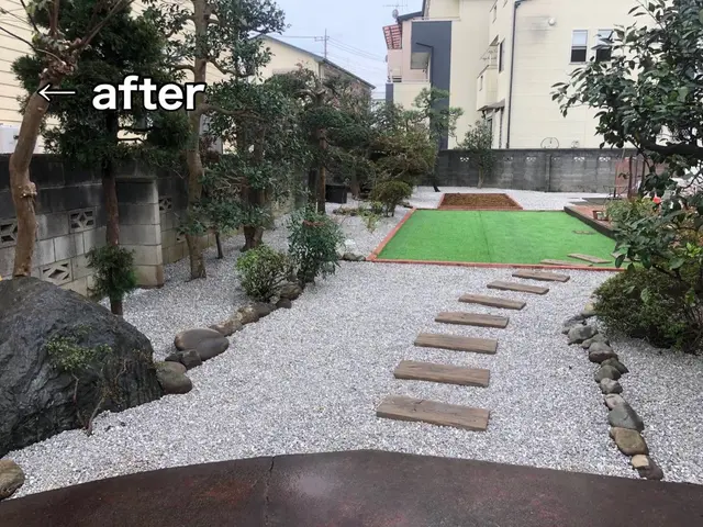 【速い作業・適正な価格・綺麗な仕上り】◎雑草対策・素敵なお庭作りをしませんか◎サービスの画像