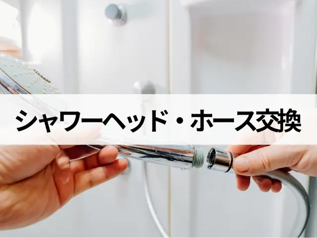 シャワーヘッド、ホース交換！最短即日作業！時間外も対応可能な場合有り！サービスの画像