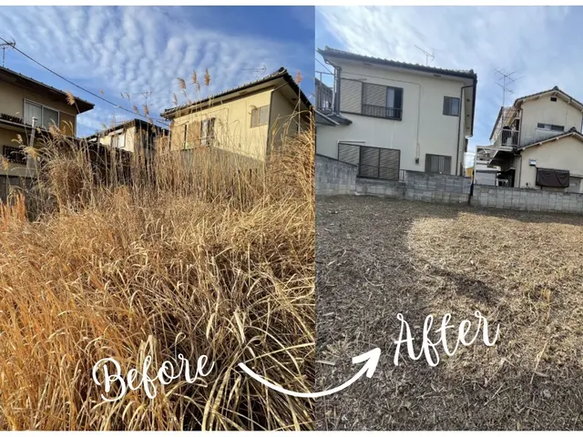 お庭〜空き地まで対応！スピード草刈り｜広い土地もOK｜個人様・法人様歓迎サービスの画像
