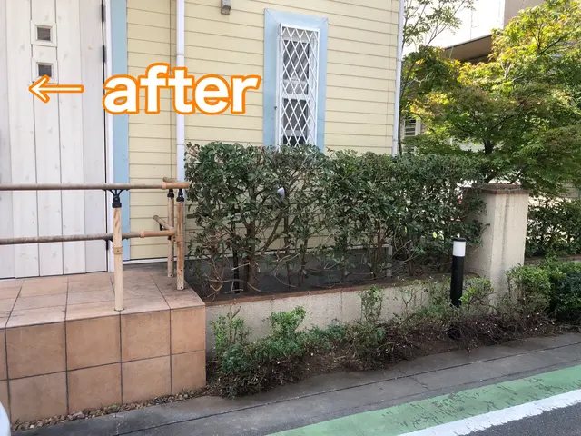 【速い作業・適正な価格・綺麗な仕上り】◉植え込みをサッパリ、すっきりしませんか◉サービスの画像