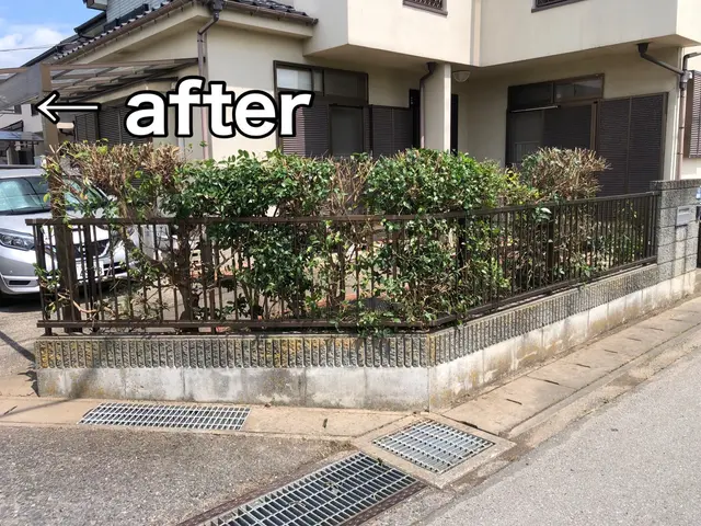 【速い作業・適正な価格・綺麗な仕上り】◉植え込みをサッパリ、すっきりしませんか◉サービスの画像