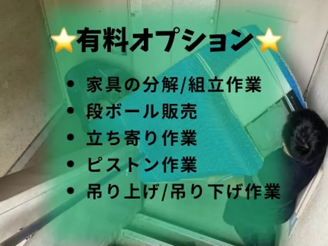 ☆☆新規出店割引☆☆大手引越し会社での経験を活かした丁寧でスピーディな対応しますサービスの画像