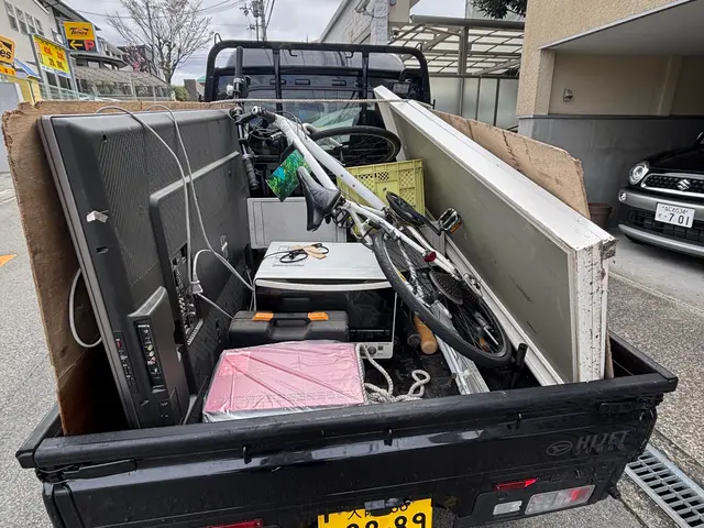 【即日OK・追加請求なし】分別不要｜そのままで不用品回収します　エアコン無料回収サービスの画像
