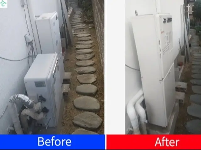 大手ガス会社での施工実績多数！豊富な経験でどんな給湯器にも対応（写真はイメージ）サービスの画像