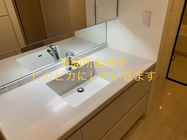 【洗面台ダブルボール＋3000円】【ピカピカ洗面台で気持ち良くなって下さい】サービスの画像