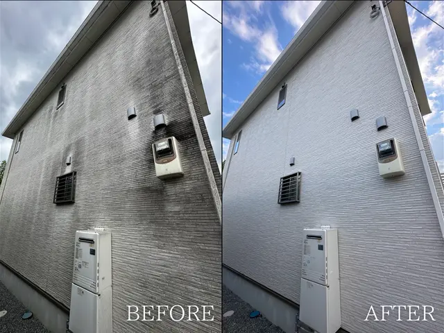 外壁洗浄のプロフェッショナル！外壁を傷つけない工法　【外壁洗浄専門店クレイン】サービスの画像