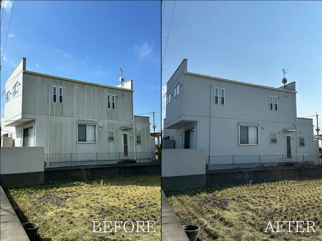 外壁洗浄のプロフェッショナル！外壁を傷つけない工法　【外壁洗浄専門店クレイン】サービスの画像