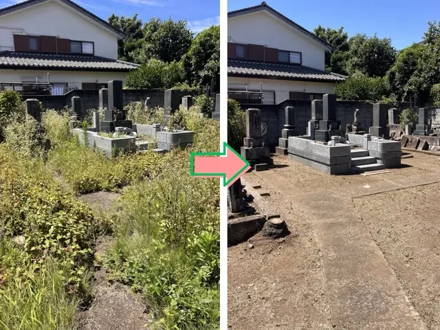 大切なお墓、想いを込めて、丁寧にお守りしますサービスの画像