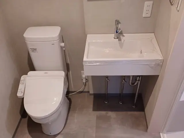 洗面台取り付け工事サービスの画像