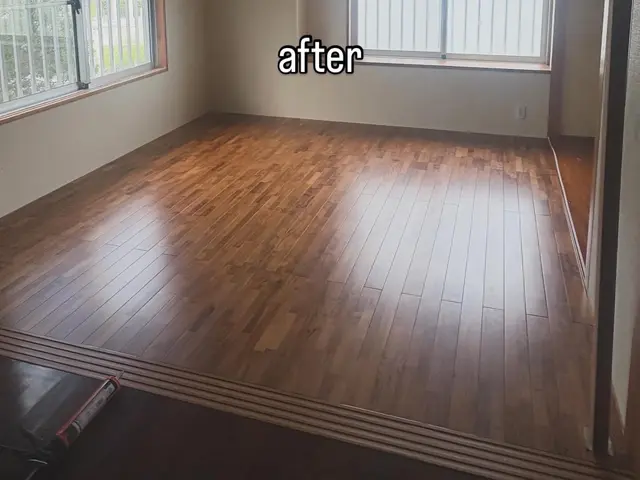 和室から洋室床リフォームサービスの画像