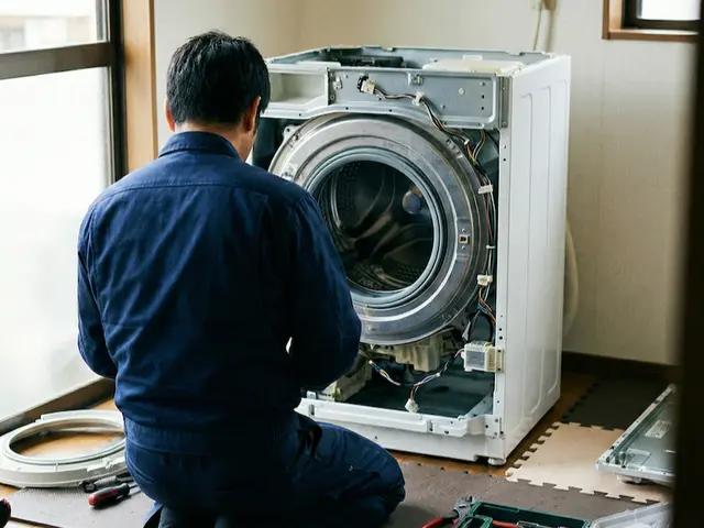 【クリーニング協会認定】ドラム式洗濯機分解洗浄クリーニングサービスの画像