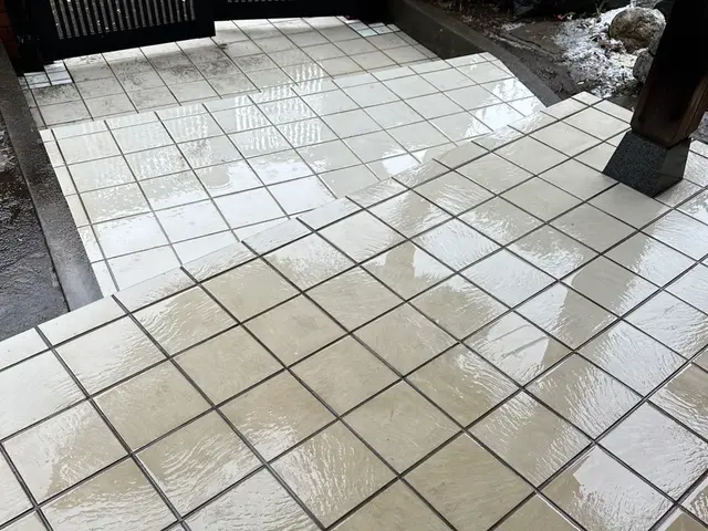 【玄関　タイルクリーニング】丁寧な作業で満足度抜群！住宅のプロにお任せください！サービスの画像