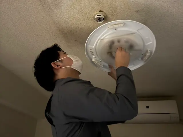 シーリング照明、電球の取り付けと取り外しサービスの画像