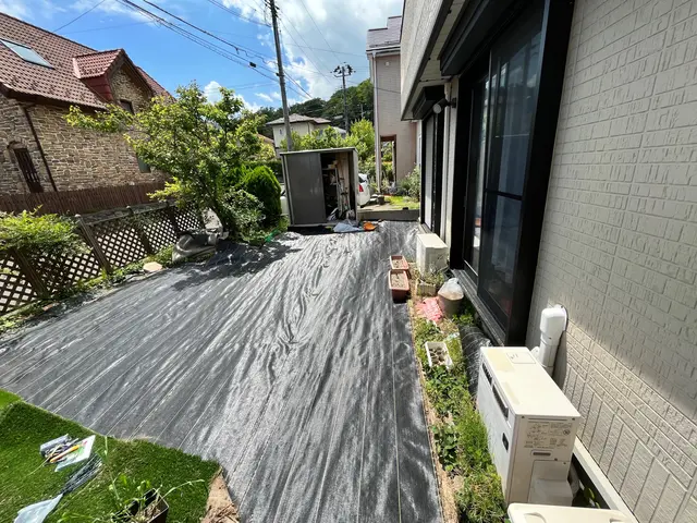 美里町の大煌です！防草シートにも種類がございます！雑草にお困りではございませんかサービスの画像