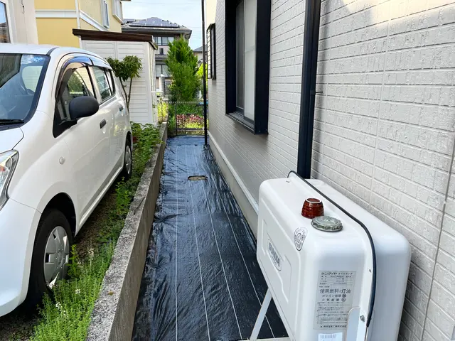 美里町の大煌です！防草シートにも種類がございます！雑草にお困りではございませんかサービスの画像