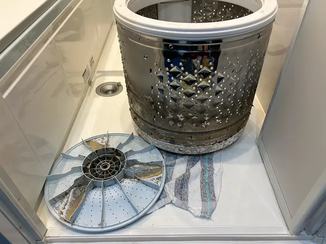 洗濯機完全分解洗浄サービスの画像