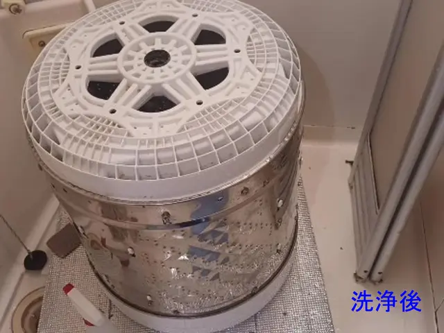 ☆お客様のお困り事解決☆洗濯物もスッキリ【洗濯槽はずし、高圧洗浄します】サービスの画像