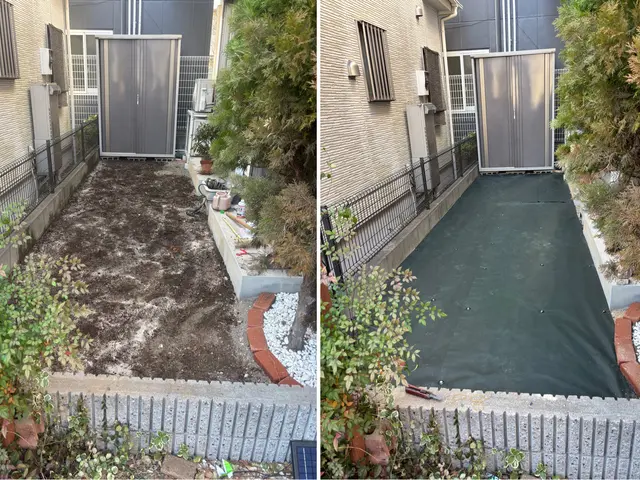 いい加減な施工撲滅！7000円の簡易施工と12000円の完全防草施工が選べます♪サービスの画像